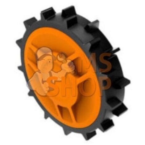 Worx – Kit de 2 roues cloutées pour tondeuses robots – Adhérence améliorée pour terrains en pente jusqu'à 24° – Compatible WR130, WR141, WR142, WR143, WR167