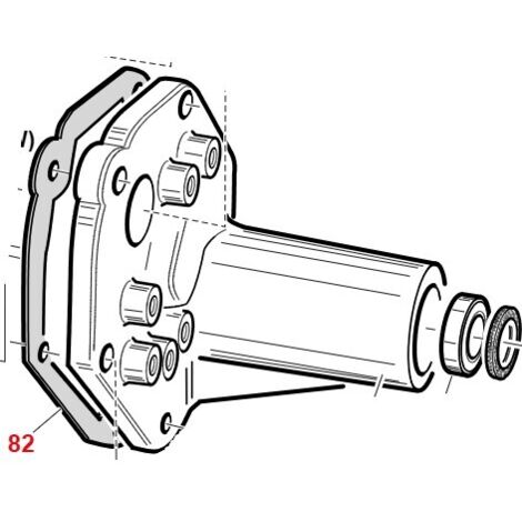 JOINT DE RÉDUCTION DE ROUE DE TRACTEUR GIANNI FERRARI ORIGINAL 00.07.01.0101 (1/2)