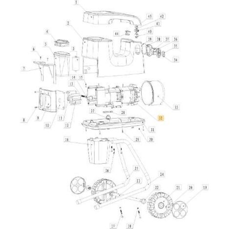 MOTEUR ET BOITE DE VITESSES D'ORIGINE STIGA (2500W) - 1716-0160-01