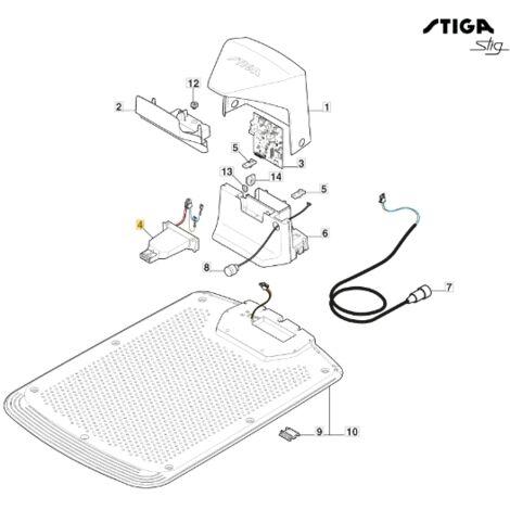 Contacts de recharge robot tondeuse modèles STIG300 STIGA 381394805/3