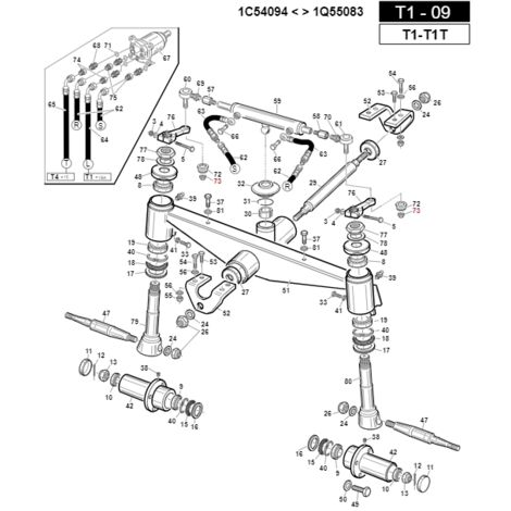 Ecrou M14x1.5 tracteur modèles TURBO1 ORIGINAL GIANNI FERRARI 00.26.05.1090 (1/2)