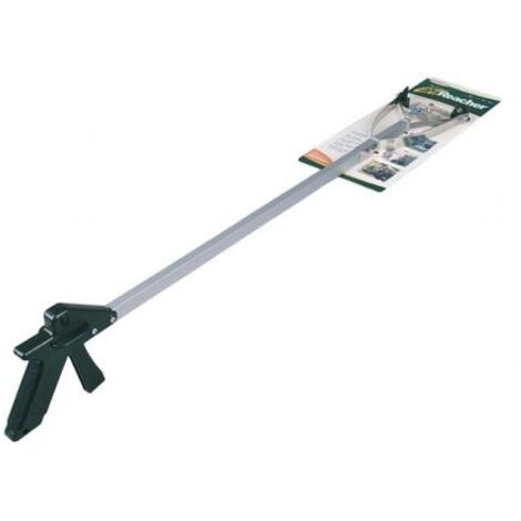 Pince à déchets avec plaques en caoutchouc incurvées longueur 128 cm