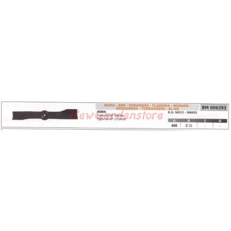 Lame pour tondeuse NOMA 36" plate 006393