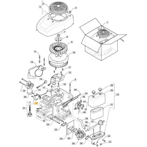 ORIGINAL STIGA régulateur de tension moteur ST 350 tracteur de pelouse 1330m 118551413/0