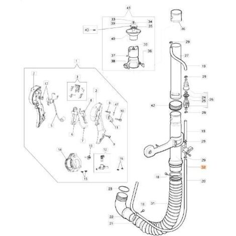 TUBE DE SOUFFLERIE EMAK ORIGINAL 56520189AR