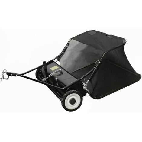 Balayeuse tractée avec ramassage pour tracteur de pelouse de 97 cm Capacité 340 litres (1/2)