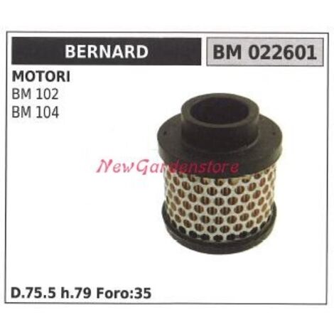 Filtre à air BERNARD pour moteur de tondeuse à gazon BM 102 104 022601