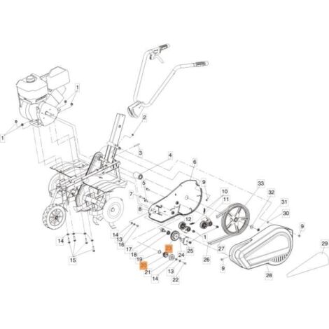 KIT D'ENGRENAGES D'ORIGINE EMAK ES360020180R