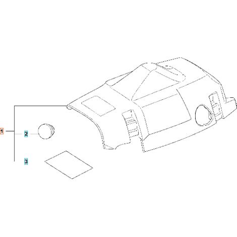 COUVERCLE DE CYLINDRE COMPLET 504054401 HUSQVARNA ORIGINE (1/2)