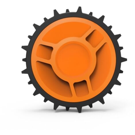 Worx – Roues lestées HIGH GRIP pour tondeuses robots – Améliore l'adhérence jusqu'à 45% – Compatibles WR141 WR142 WR143 – Bande de roulement rugueuse