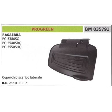 PROGREEN tondeuse à gazon tondeuse couvercle de vidange latérale PG5380SQ 035791