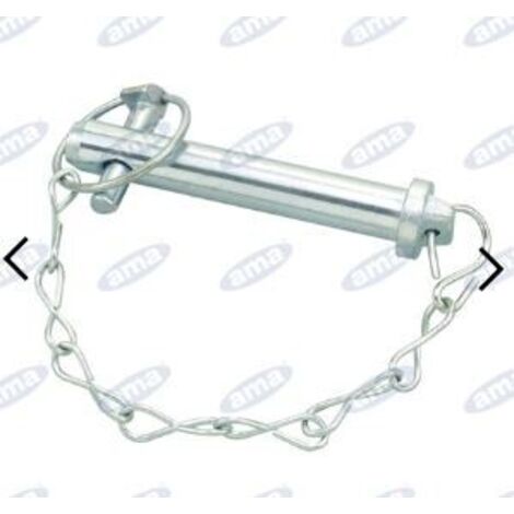 Goupille pour bras supérieur de 25 mm de diamètre pour attelage d'outil de tracteur agricole