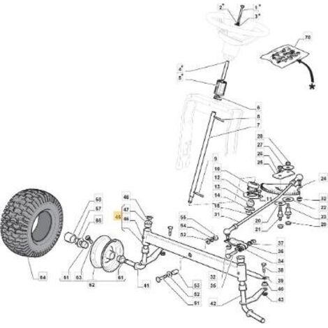 BUDGET. AVANTR.KIT SD98 (RIC) ORIGINAL STIGA - 382034030/0