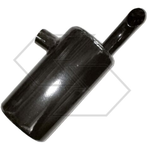 Silencieux peint pour tracteur agricole FIAT 65-66-90 SÉRIE VIGNETO