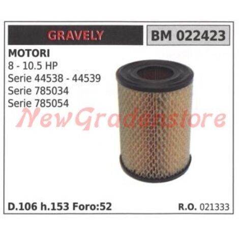 Filtre à air GRAVELY moteur 8 - 10.5 HP série 44538 44539 022423