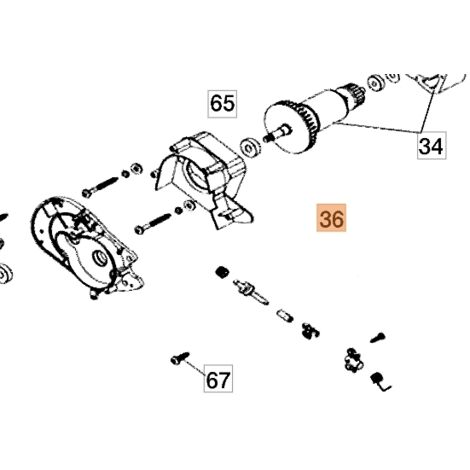 Kit de pompe pour moteur de tondeuse à gazon d'origine OLEOAMAC YT000029 (1/2)