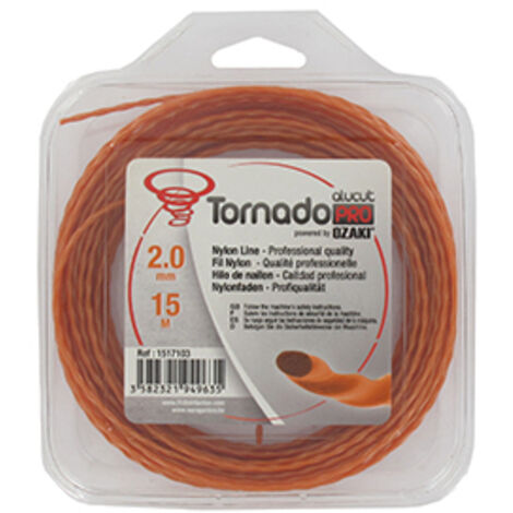 Coque Fil Nylon Copolymère Ozaki Tornado Alu - Longueur: 15m, ø: 2,00mm.