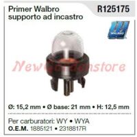 Amorçage WALBRO pour carburateur WY WYA tondeuse R125175