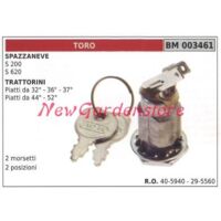 Interrupteur de démarrage TORO moteur chasse-neige S 200 620 003461