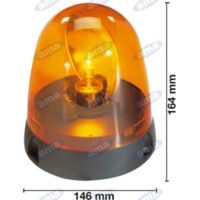 Balise 12V base plate 164x146mm ONE série tracteur machine agricole automotrice
