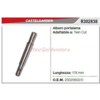 CASTELGARDEN tracteur tondeuse TWIN CUT R302838 arbre porte-lame