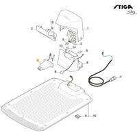 Contacts de recharge robot tondeuse modèles STIG300 STIGA 381394805/3