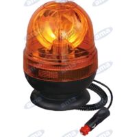 Gyrophare halogène 12V 55W base magnétique 169x127 mm tracteur véhicule industriel