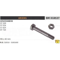 Goupille de sécurité M6x42mm chasse-neige ARIENS ST 520 ST 524 ST 624 ST724