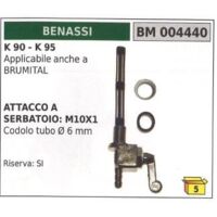 Robinet de carburant BENASSI motocultivateur fraise rotative 004440