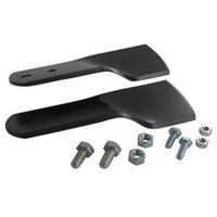 Couteaux Adaptables Pour Tondeuse Stiga, Viking. Remplace Origine: 1134-9082-01 - L: 170mm, Alésage: 8,2mm (vendu Par 2). Rotati