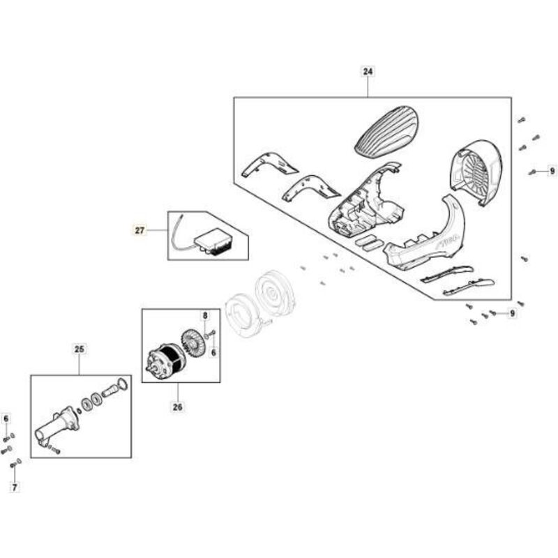 PCB BC 900 D LI 48 ORIGINAL STIGA - 118811330/0