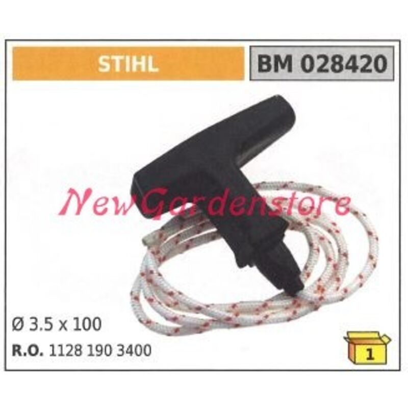 10 Meter Starterseil Für Motorsägen & Gartengeräte – Rot/weiß, 4,5 Mm, Inkl. 1 Startergriff
