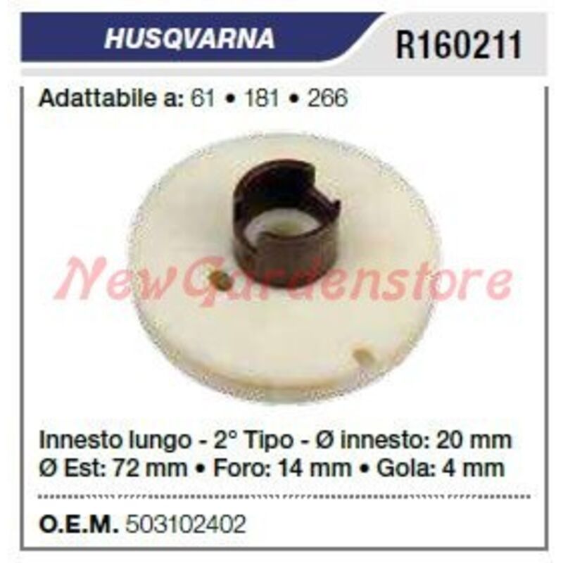 Tapa Arranque Motosierra Husqvarna 61 Husqvarna 268 | Cuotas sin interés