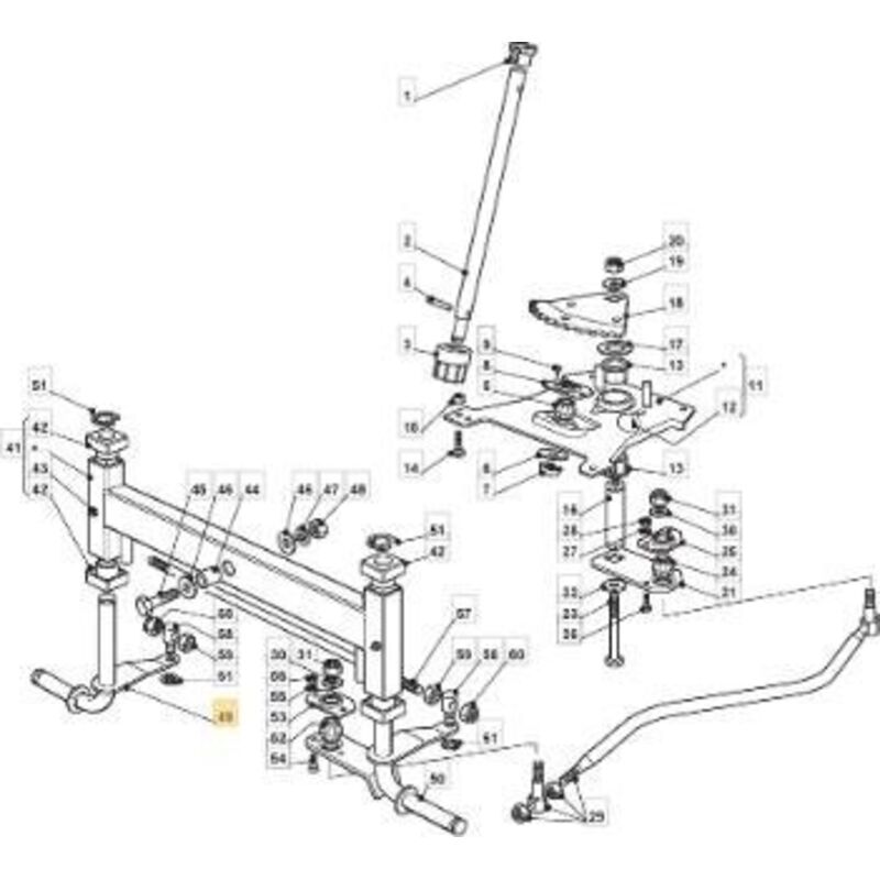 Palier De Lame Tracteur Tondeuse Stiga - 1134-5831-02, 1134583102 pas