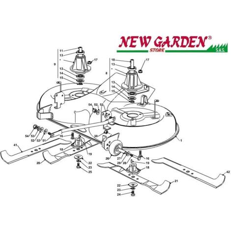 Kit Lame Adattabili Trattorino Tagliaerba Countax Per Piatto IBS 107cm 42" 16369000 16869100 16869200 - ATM Ricambi - Foto 6