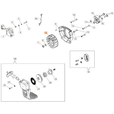 Volano Originale ECHO GT-225 Per Decespugliatore - Nuovo OEM