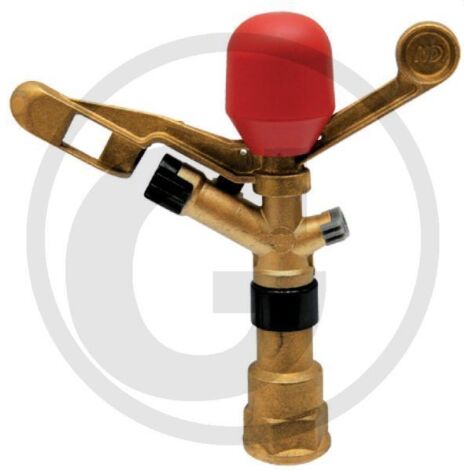 Gilmour Irrigatore Circolare Rotante Con Getto Regolabile - Copertura Fino A 5800 Mq - Interruttore On/Off Sul Base