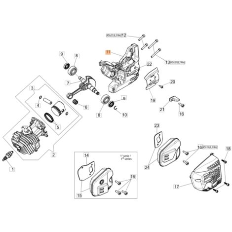 ORIGINAL OLEOMAC Carter für Kettensäge GST 360 50270260R (1/2)
