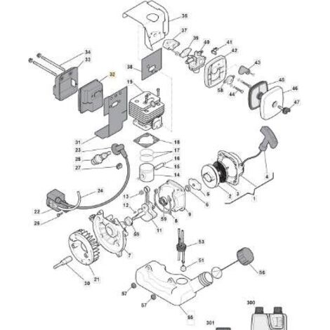 SCHALLDÄMPFER EBV260E.1.1 -RDC ORIGINAL STIGA - 183740016/0