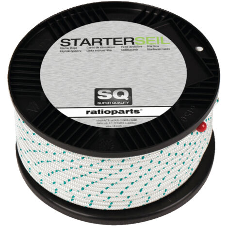 Starterseil 5,0 mm x 1,0 m für Motor mit Handstarter Mähwerk (1/2)