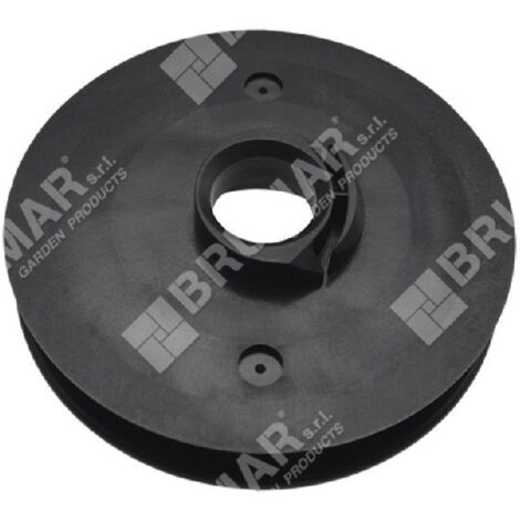 RanDal Puleggia Singola 30mm In Lega Alluminio - Foro 4-16mm Per Cinghia Motore - 5