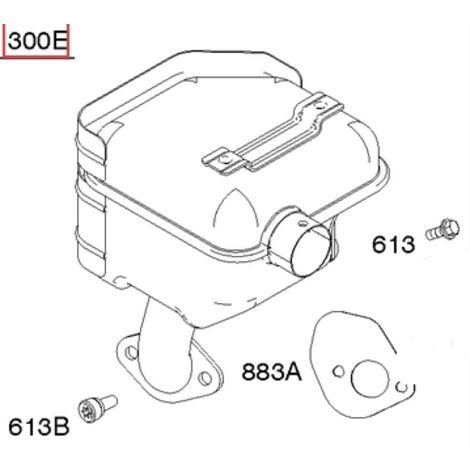 Original BRIGGS & STRATTON Rasenmähermotor Motorhaube 794949