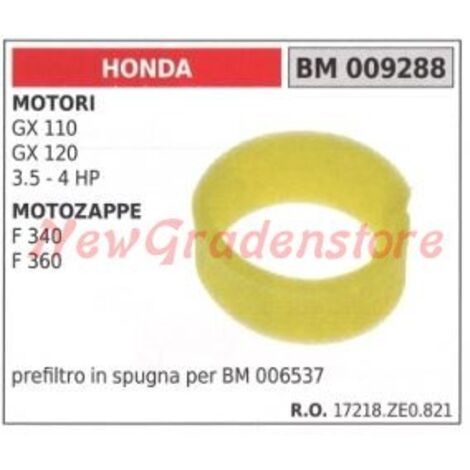 Schaumstoff-Luftvorfilter HONDA Motor GX 110 120 3.5 4 PS Motorhacke F 340 360 009288