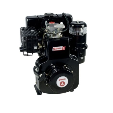 Kompletter Dieselmotor ZANETTI S400C1ME Motorgrubber konisch Ø 23 elektrische Schraube (1/2)