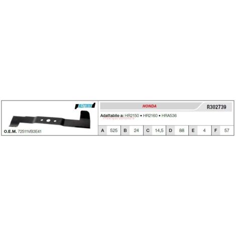 LAME COUPURE DÉCOUPE Blade Tondeuse Lawn Mower HONDA HR 194 - 72511-VA5-E40 EUR 24,59 - FR LAME COUPURE DÉCOUPE Blade Tondeuse Lawn Mower HONDA HR 194 - 72511-VA5-E40 EUR 24,59 - FR