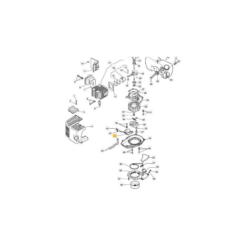 Modulo De Bobina De Encendido, Bobina De Encendido De Cortasetos De Alta Dureza De Ajuste Perfecto Para Reemplazo