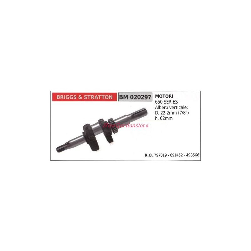 Albero motore - 797019 - o originale Briggs & Stratton