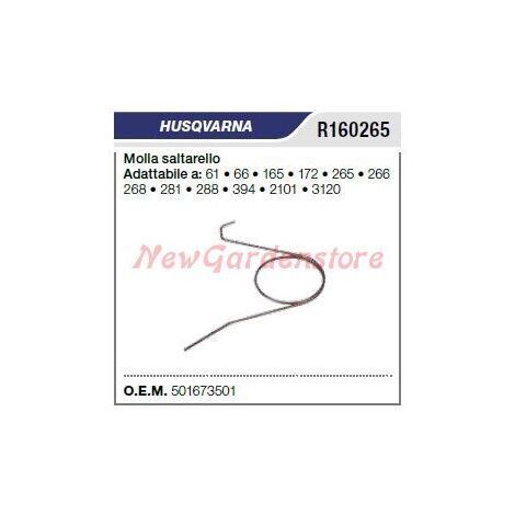 Arrancador de pinza de muelle HUSQVARNA motosierra 61 66 165 172 R160265