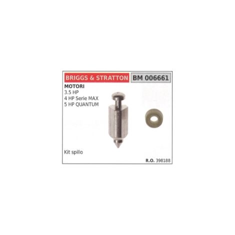 2 * carburador aguja asiento Kit para Briggs & Stratton