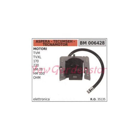 Bobina de encendido ASPERA para motores tvm tvxl 170 220 hm 100 ohm 006428